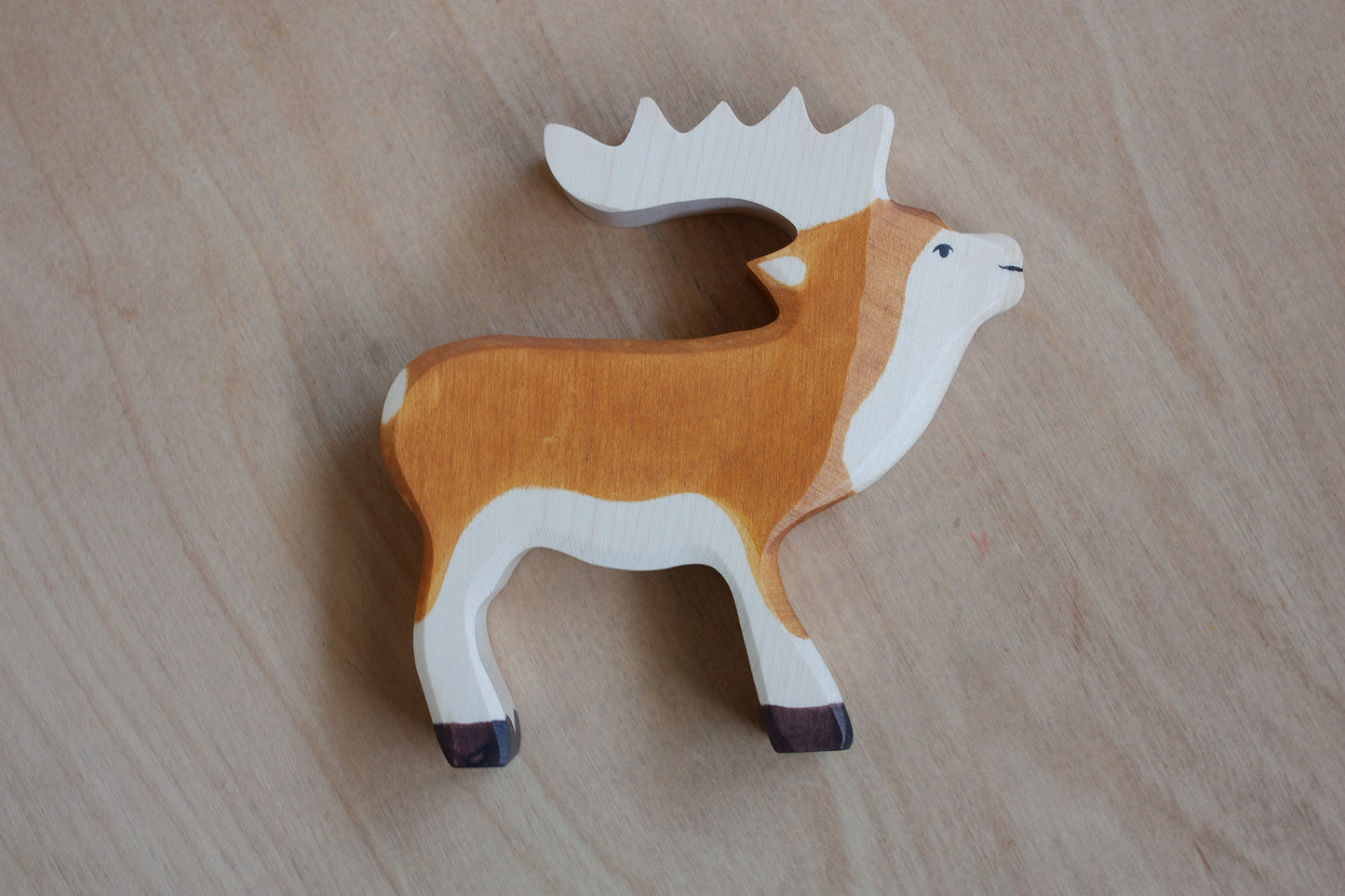 Holztiger Stag