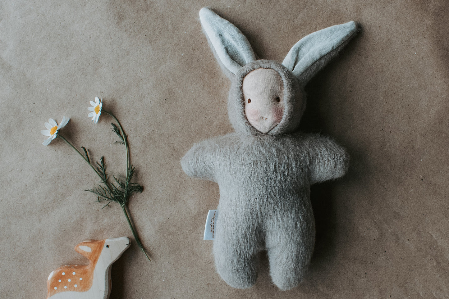 Poems for Buttercup Woodland Bunny - Grey